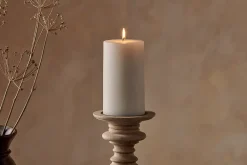 Fireside|Candles^Nkuku Rustic Soy Blend Pillar Candle - - Large White