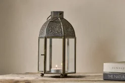 Decorative Home Accessories|Fireside^Nkuku Sabra Lantern - Aged Antique