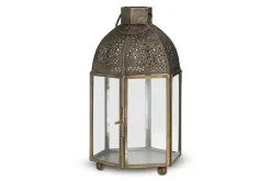 Decorative Home Accessories|Fireside^Nkuku Sabra Lantern - Aged Antique