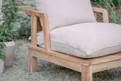 Garden|Garden Seating^Nkuku Sadhi Acacia Wood Outdoor Love Seat - Natural