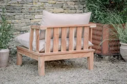 Garden|Garden Seating^Nkuku Sadhi Acacia Wood Outdoor Love Seat - Natural