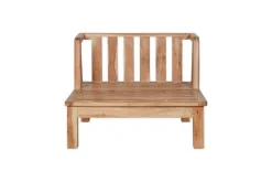 Garden|Garden Seating^Nkuku Sadhi Acacia Wood Outdoor Love Seat - Natural