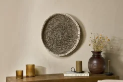 Decorative Home Accessories|Ornaments^Nkuku Sadie Basket Wall Art - Black & Natural
