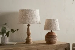 Lampshades^Nkuku Sakiti Bouclé Lampshade - Off White