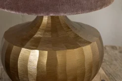 Table Lamps|Bedside Lamps^Nkuku Sakiti Cast Aluminium Table Lamp - Antique Brass
