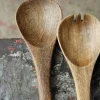 Serving Cutlery|Cutlery^Nkuku Salad Servers - Mango Wood (Set of 2)