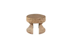 Living|Side Tables^Nkuku Salman Wooden Decorative Stool - Natural