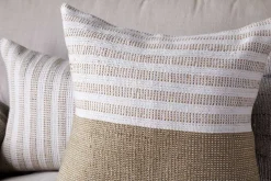 Bedroom Textiles|Cushions^Nkuku Samata Recycled Cushion Cover - Moss