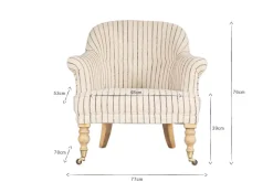 Living|Occasional Chairs^Nkuku Sanja Stripe Armchair