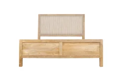 Bedroom^Nkuku Sanja Stripe Bed - Natural