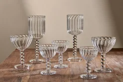 Entertaining Glasses|Wine & Champagne Glasses^Nkuku Santosa Wine Glass - Clear (Set of 2)
