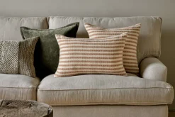 Decorative Home Accessories|Bedroom Textiles^Nkuku Sanval Wool Cushion Cover - Rust