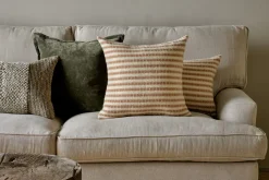 Decorative Home Accessories|Bedroom Textiles^Nkuku Sanval Wool Cushion Cover - Rust