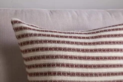 Bedroom Textiles|Cushions^Nkuku Sanval Wool Cushion Cover - Burgundy Burgandy