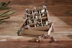 Baubles & Tree Decorations|Shades Of Nature^Nkuku Sardi Star Baubles - (Set of 12) Clear