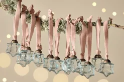 Baubles & Tree Decorations|Shades Of Nature^Nkuku Sardi Star Baubles - (Set of 12) Clear