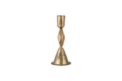 Candlesticks|Candle Holders^Nkuku Shani Candlestick - Antique Brass