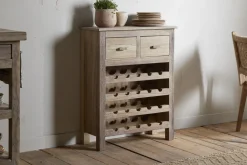 Kitchen Storage|Kitchen & Dining^Nkuku Shanthi Reclaimed Wood Wine Rack - Natural