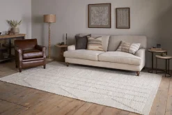 Rugs^Nkuku Shanti Wool & Cotton Rug - Natural