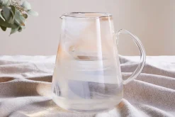 Jugs^Nkuku Shirali Marble Swirl Jug - Apricot