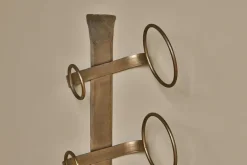 Kitchen Storage|Wine Racks^Nkuku Shray Iron Wine Rack - Antique Brass