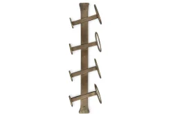Kitchen Storage|Wine Racks^Nkuku Shray Iron Wine Rack - Antique Brass