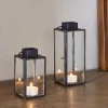 Desk Accessories|Lanterns^Nkuku Sia Mini Table Lantern - Black