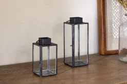 Desk Accessories|Lanterns^Nkuku Sia Mini Table Lantern - Black