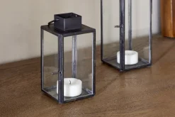 Desk Accessories|Lanterns^Nkuku Sia Mini Table Lantern - Black
