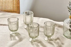 Entertaining Glasses|Wine & Champagne Glasses^Nkuku Sigiri Small Wine Glass - Clear - (Set of 4)