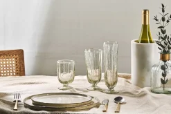 Entertaining Glasses|Wine & Champagne Glasses^Nkuku Sigiri Tall Wine Glass - Clear - (Set of 4)