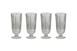 Entertaining Glasses|Wine & Champagne Glasses^Nkuku Sigiri Tall Wine Glass - Clear - (Set of 4)