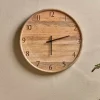Decorative Home Accessories|Clocks^Nkuku Som Mango Wood Clock - Natural