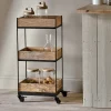 Pantry|Kitchen Storage^Nkuku Soma Mango Wood Storage Trolley
