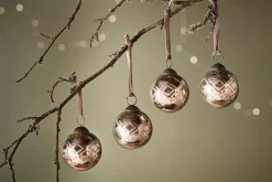 Baubles & Tree Decorations^Nkuku Sona Baubles - (Set of 4)