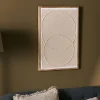 Decorative Home Accessories|Wall Art^Nkuku Suheed Cotton & Mango Wood Wall Art - Natural