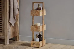 Bathroom Accessories^Nkuku Sukha Mango Wood Storage Caddy - Natural