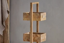 Bathroom Accessories^Nkuku Sukha Mango Wood Storage Caddy - Natural