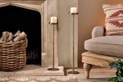 Decorative Home Accessories|Candle Holders^Nkuku Sundra Iron Candle Stand