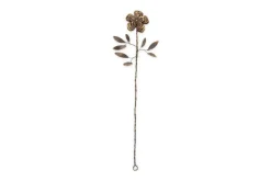 Ornaments^Nkuku Svara Stem Rose - Antique Brass