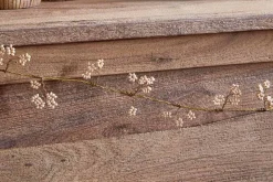 Wreaths & Garlands|New Christmas^Nkuku Tanu Mango Wood Beaded Garland - Brass & Natural