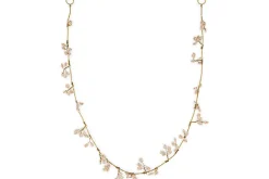 Wreaths & Garlands|New Christmas^Nkuku Tanu Mango Wood Beaded Garland - Brass & Natural