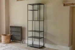 Home Office|Hallway & Bootroom^Nkuku Tanvi Display Shelf - Black - Narrow