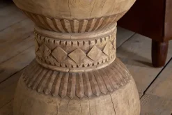 Living|Side Tables^Nkuku Taru Carved Side Table - Natural