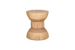 Living|Side Tables^Nkuku Taru Carved Side Table - Natural