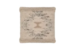 Bedroom Textiles|Cushions^Nkuku Tendai Cotton & Wool Cushion Cover - Natural
