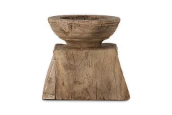Decorative Home Accessories|Candlesticks^Nkuku Thoko Reclaimed Square Candlestick - Dark Stain