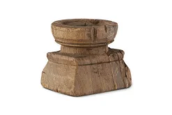 Decorative Home Accessories|Candlesticks^Nkuku Thoko Reclaimed Square Candlestick - Dark Stain