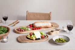 Trays & Platters^Nkuku Tivisha Mango Wood Serving Board - Natural