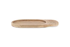 Trays & Platters^Nkuku Tivisha Mango Wood Serving Board - Natural